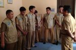 Tim responce cepat yang dibentuk Dinas kependudukan dan capil kabupaten bantaeng saat mengikuti pembekalan. FOTO : SYAMSUDDIN