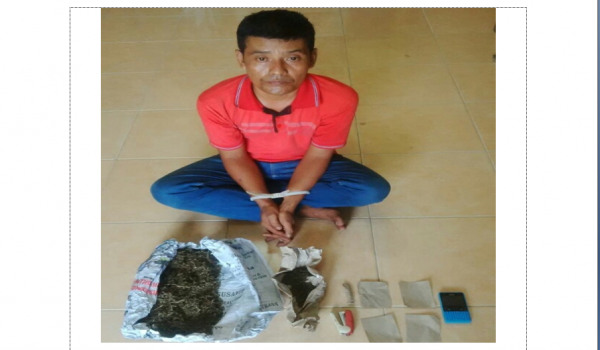 Simpan Ganja Warga Pondok Pabrik Dibekuk Polisi