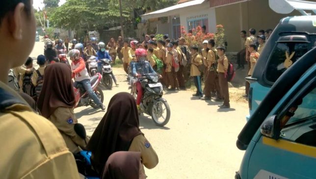 Lagi, Tawuran Antar Siswa Sekolah Menengah di Kendari Terjadi
