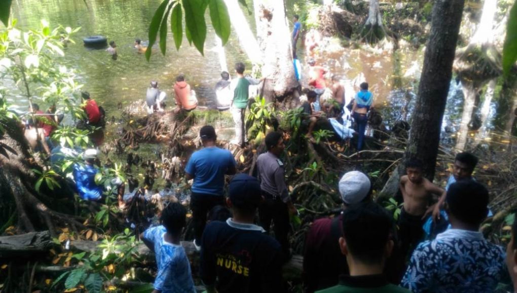 Warga Lepo – lepo Tenggelam di Danau Telaga Biru Konawe