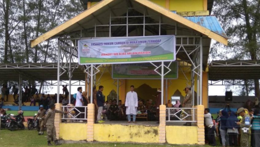 Terpidana Permerkosaan di Hukum Cambuk 150 Kali﻿