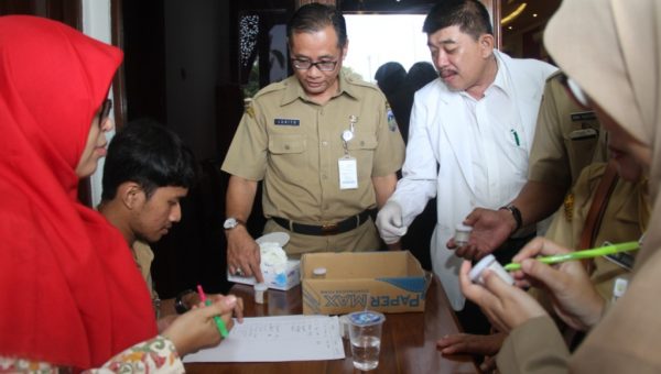 Secara Mendadak, Pejabat Pemkab Jepara Dites Urine