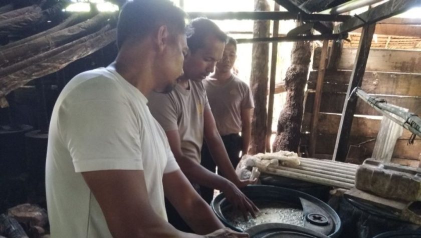 Polres Wakatobi Amankan 1.980 Liter Arak Siap Olah