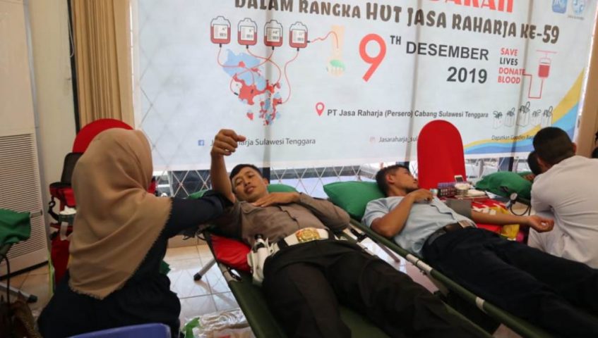Aksi Sosial, Jasa Raharja Kumpulkan 95 Kantong Dar