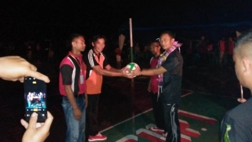 Meriahkan HUT Butur ke 12 Gempur Gelar Turnamen Bola Voly