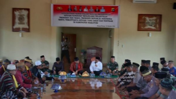 Jelang Pelantikan Presiden, Polres Wakatobi Gelar Doa Bersama