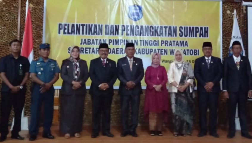 Pesan Bupati Wakatobi Arhawi untuk Sekda La Jumadin
