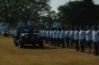 Inspektur Upacara Komandan Lanud Adisutjipto Marsma TNI Ir. Novyan Samyoga saat melakukan pemeriksaan pasukan Wanita Angkatan Udara di HUT ke 54 tahun 2017. FOTO : NADHIR ATTAMIMI