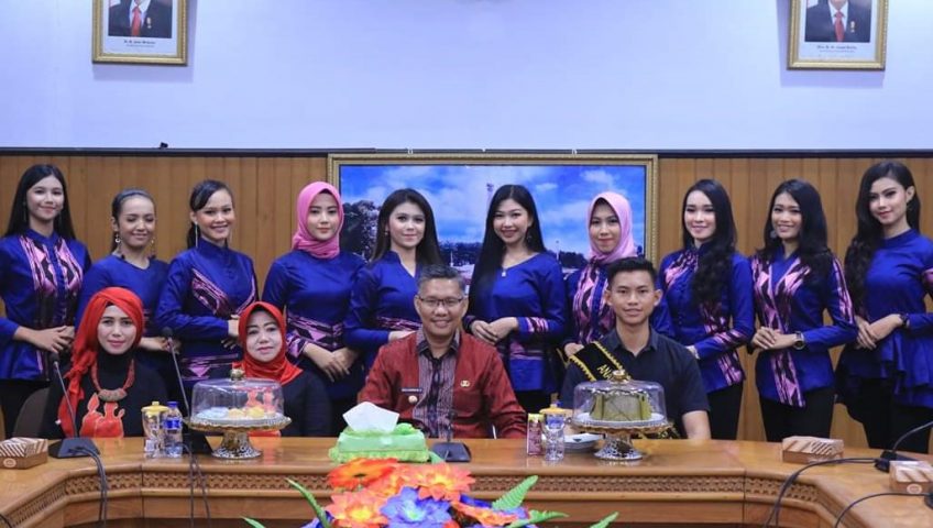 Wali Kota Kendari Terima Kunjungan Finalis Duta Wisata Luale Anandonia