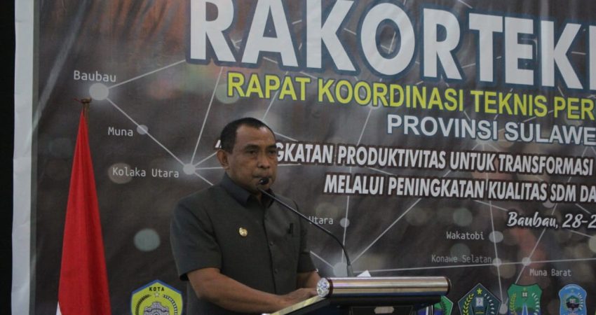 Rakortekrenbang 2022, Wali Kota Baubau Harap Dapat Bersinergi Hasilkan yang Terbaik untuk Sultra