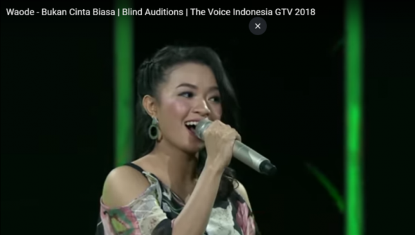 Video : Waode Baubau di The Voice Indonesia