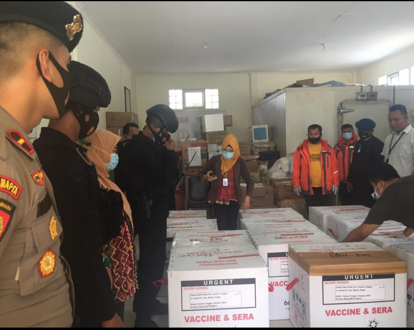 Sebanyak 22.960 Vaksin Covid-19 Tahap II Tiba di Sultra