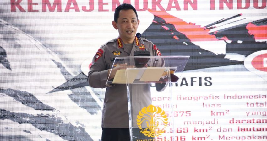 Kuliah Umum di UI, Kapolri Beberkan Peran Polri