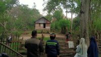 Rumah tempat isolasi mandiri pasien covid-19 yang lari dari RS Antam Pomalaa