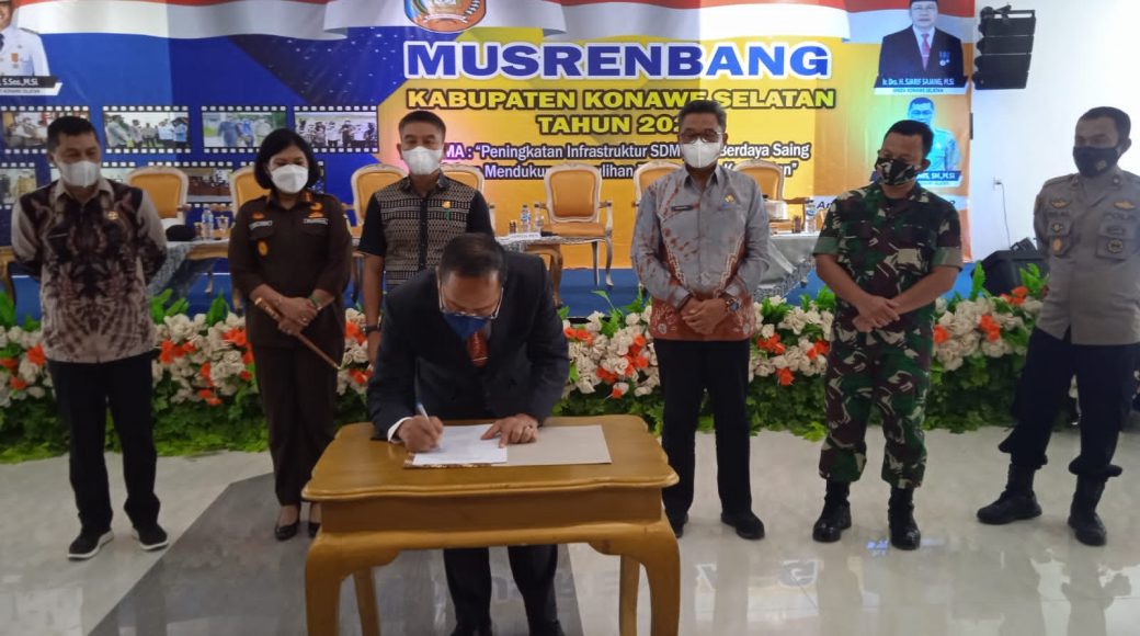 Pemda Konsel Paparkan Empat Prioritas Pembangunan di Musrenbang 2023, DPRD Siap Kawal