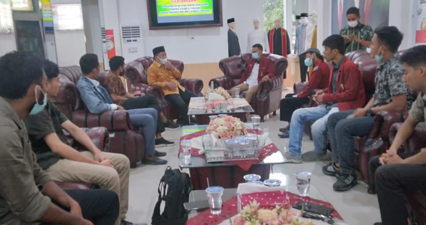Samakan Persepsi dalam Keberagamaan, DPD IMM Sultra Berkunjung ke Kanwil Kemenag Setempat