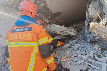 Tim INASAR Evakuasi 4 Jenazah Korban Gempa Bumi Turkiye