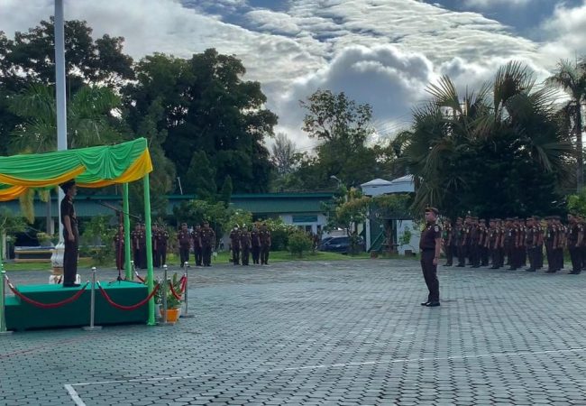 Kejati Sultra Gelar Upacara HUT Perjasa ke 72