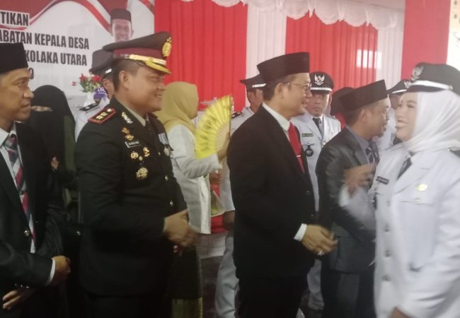 67 Kepala Desa di Kolut Dilantik