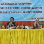 Kominfo Konawe Gelar Sosialisasi PPID Lingkup Pemda