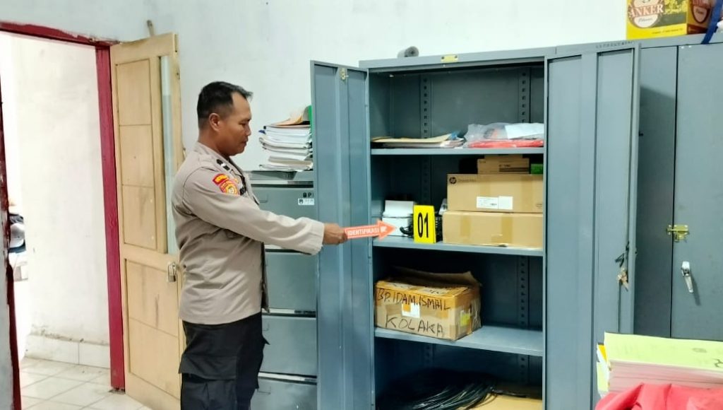 Kantor BPBD Kolaka Disatroni Maling, Kerugian Ditaksir 60 Juta Rupiah