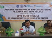 Bersama BLKK Kolaka, PT Antam Gelar Pelatihan Las Fitter Structure Berbasis Kompetensi