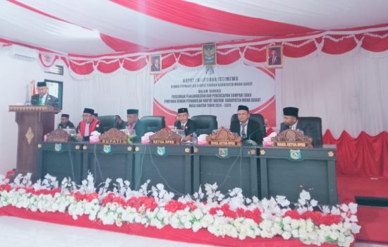 Unsur Pimpinan DPRD Mubar Resmi Dilantik