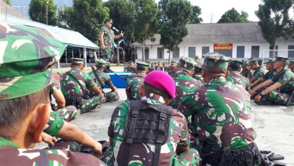 Danyon Marinir Bitung Ingatkan Prajurit Dalam Bermedia Sosial