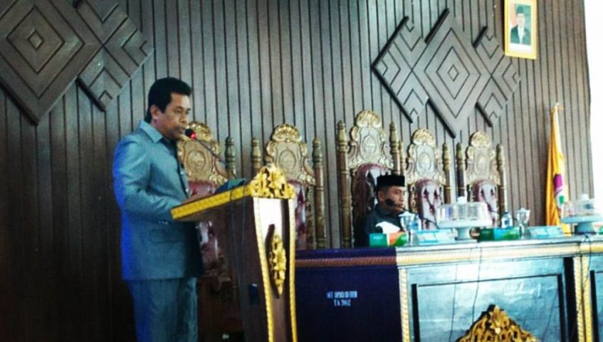 ﻿Paripurna Nota Keuangan Raperda dan Raperbup tentang APBD Perubahan 2019