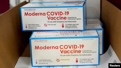 Vaksin Covid-19 produksi perusahaan farmasi AS Moderna yang siap didistribusikan (foto: dok).