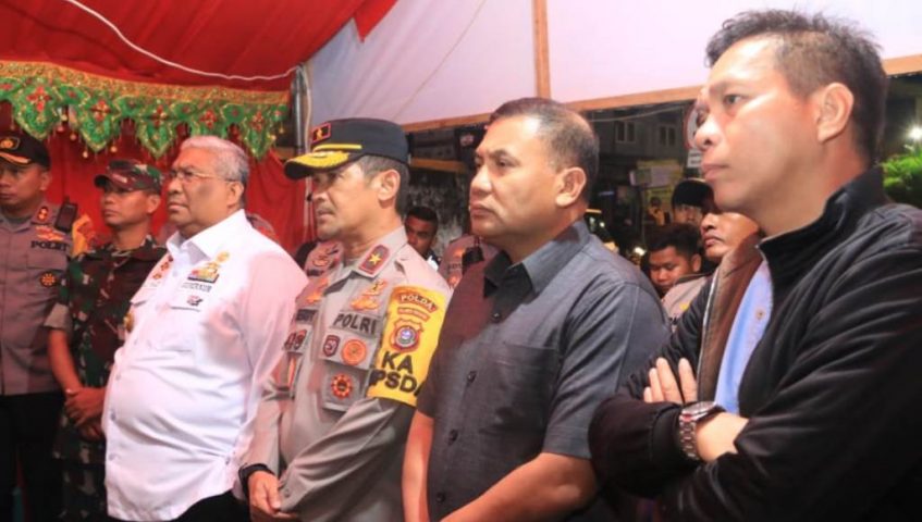 Gubernur Ali Mazi Patroli Lilin Anoa Pengamanan Natal dan Tahun Baru