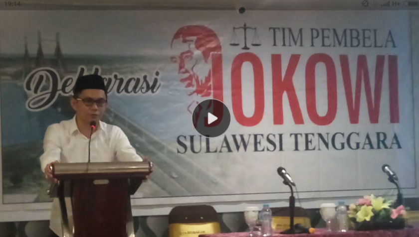 Tim Pembela&nbsp;Jokowi Deklarasi di Kendari, Tangkal Fitnah dan Hoax