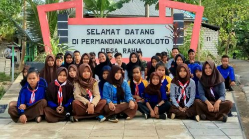 Gelar Baksos, Puluhan Kader Pramuka Diapresiasi Kades Rahia