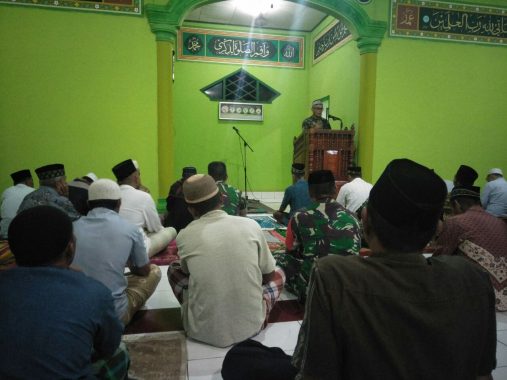 Tarawih Ke-19, Dandim 1412 Kolaka Berikan Tausiah