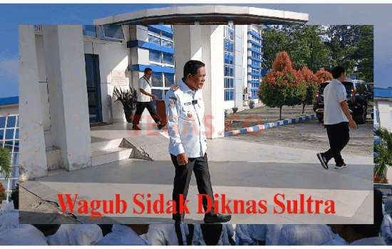 Wagub Sidak Diknas Sultra, Hanya 84 dari 190 ASN Hadir Apel