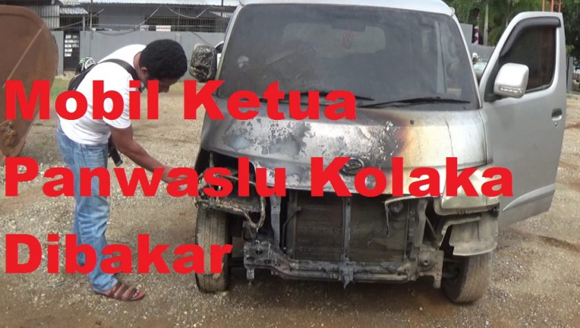 Mobil Ketua Panwaslu Kolaka Dibakar di Garasi Rumahnya