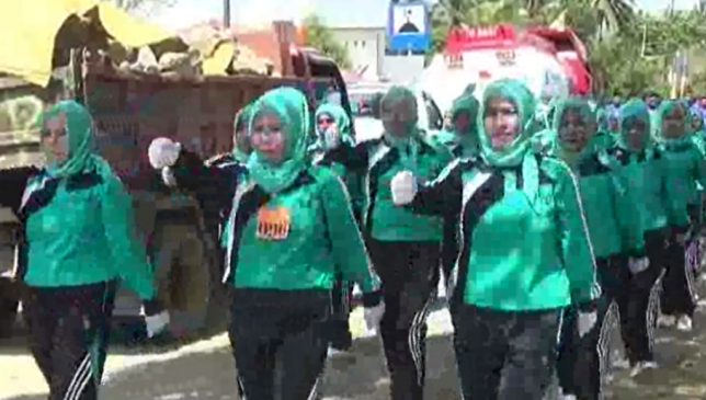 Meriahkan HUT RI 73, Koltim Gerak Jalan Bersama Kendaraan