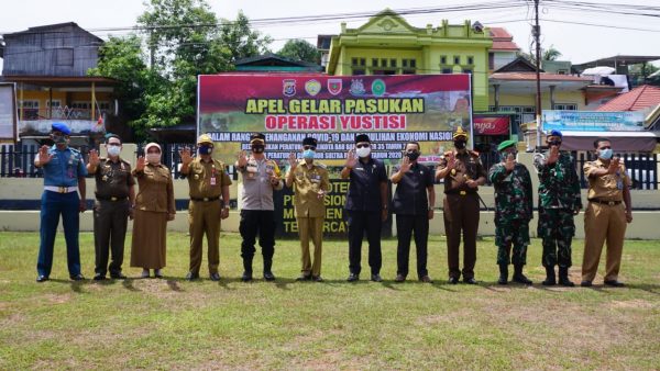 Polres Baubau Gelar Operasi Yustisi, Walikota Baubau Ingatkan Warga Patuhi Protokol Kesehatan