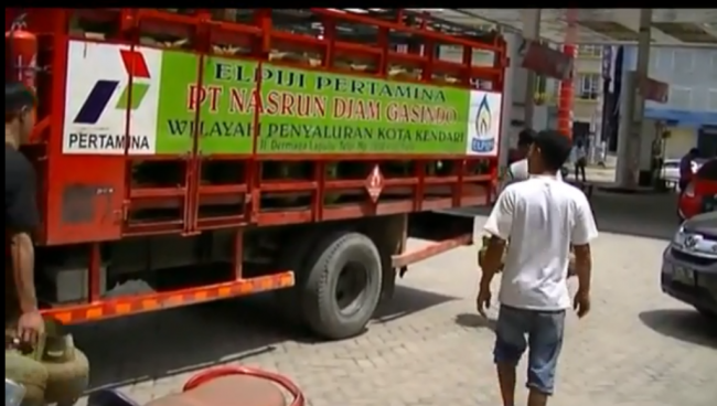 Di Kendari, Harga Elpiji Tiga Kilogram Capai Rp. 50 Ribu