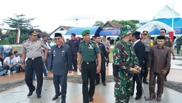 Bupati Butur Pimpin Upacara Pembukaan TMMD ke 105