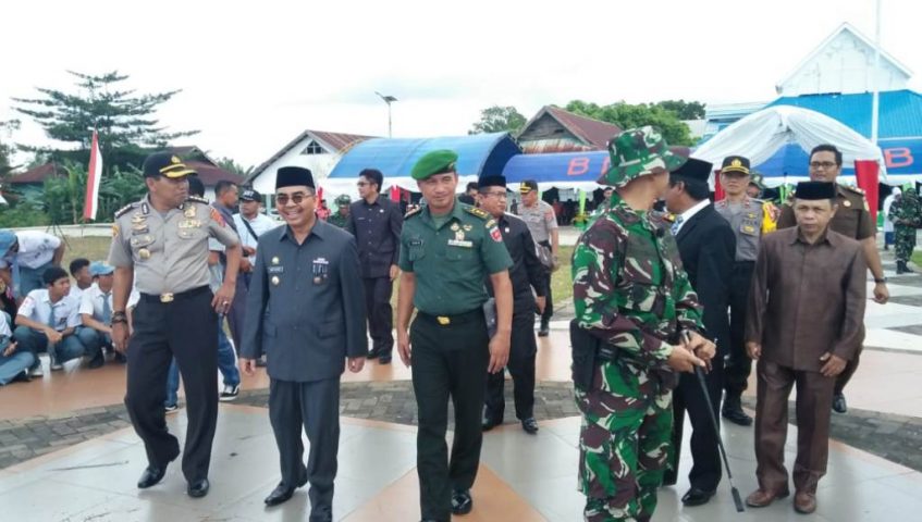 Bupati Butur Pimpin Upacara Pembukaan TMMD ke 105