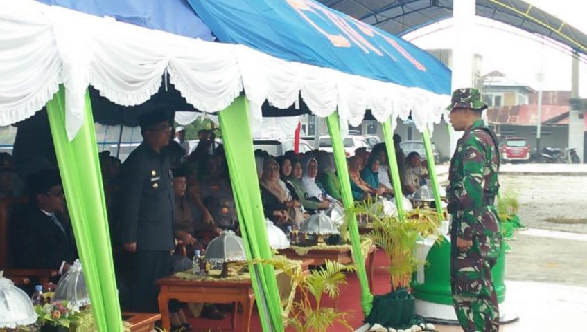 Bupati Butur Pimpin Upacara Pembukaan TMMD ke 105