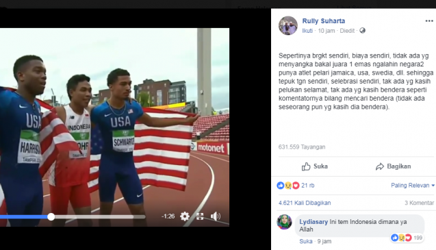 Video: Muhammad Zohri Pelari 100 Meter Indonesia Juara Dunia