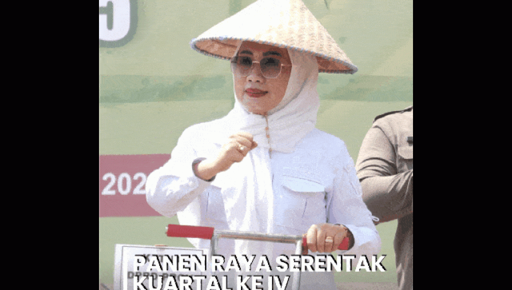 Wakil Ketua DPRD Sultra Panen Raya di Konsel Wapres dan Mentan Hadir Virtual
