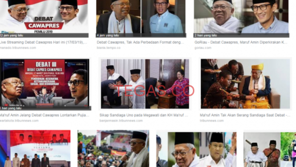 Live, Debat Cawapres Ma'ruf Amin Sandiaga Uno