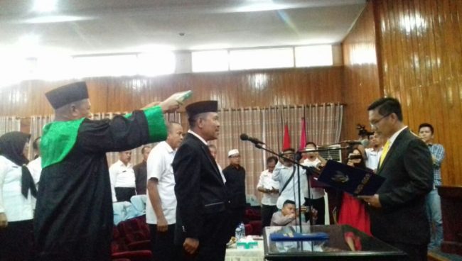 Plt Wali Kota Kendari, Lantik Sekda Kota Kendari