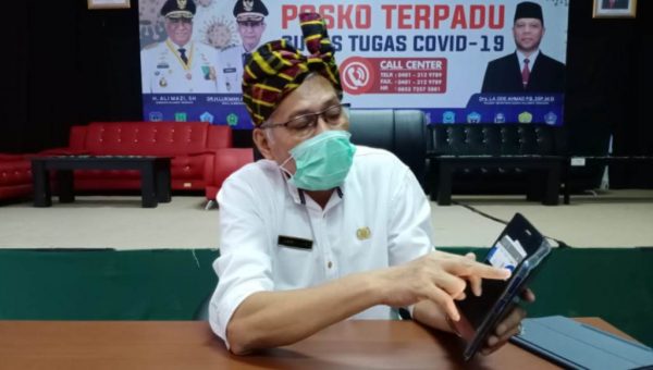 Dikbud Sultra Siapkan Perlengkapan Protokol Kesehatan Setiap Sekolah Jelang Penerapan New Normal.