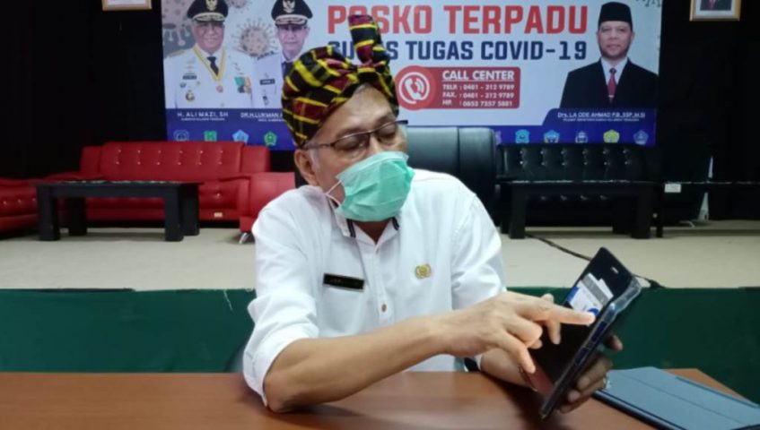 Dikbud Sultra Siapkan Perlengkapan Protokol Kesehatan Setiap Sekolah Jelang Penerapan New Normal.