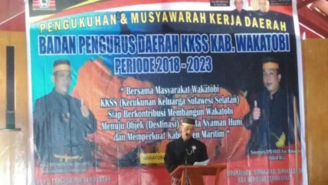 Kerukunan Keluarga Sulawesi Selatan di Wakatobi Dikukuhkan