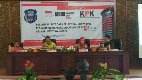 Usai bertandang di Buton dan Baubau Tim KPK Sambangi Wakatobi